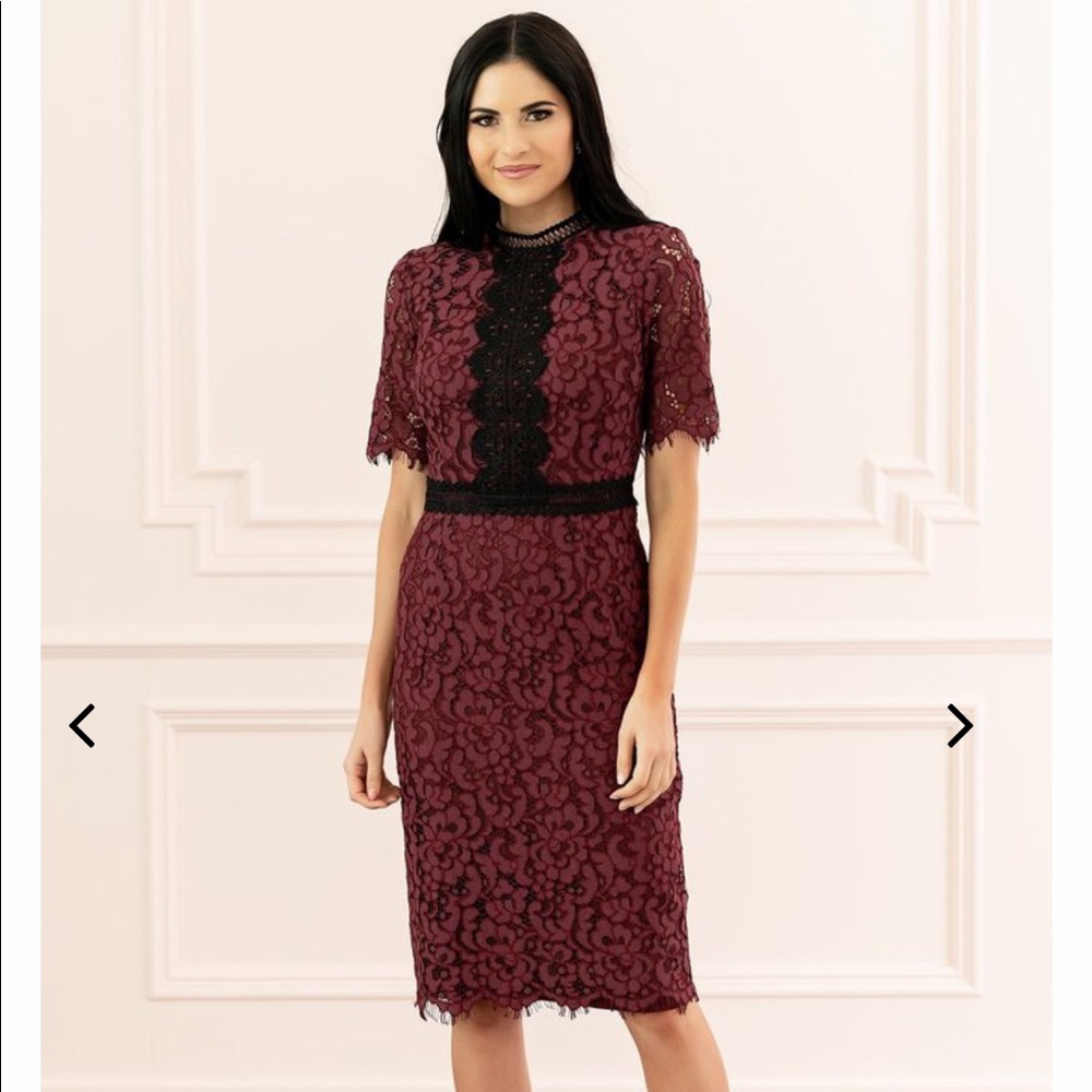 Rachel Parcell Parisian Plum Dress